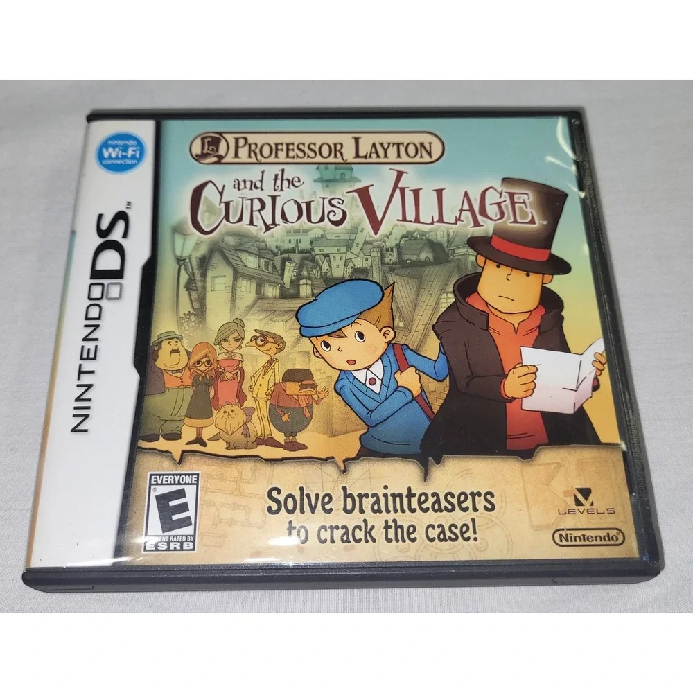 Nintendo DS Professor Layton and the Curious Village Puzzle Game CIB